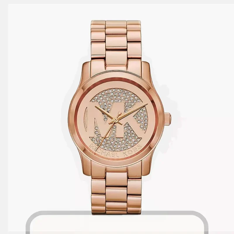 Michael Kors Runway Rose Gold Dial Ladies Watch- MK5853